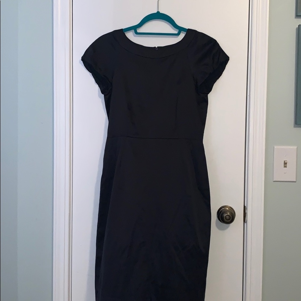Classy Silk Navy Theory Dress